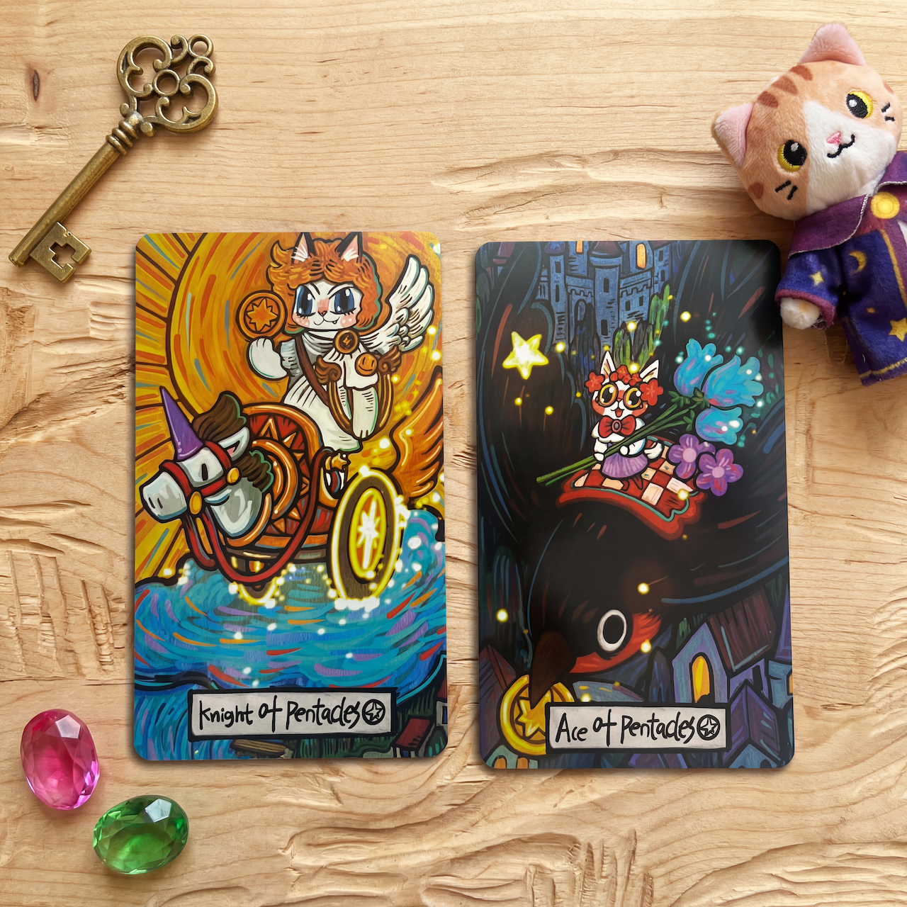 Cat Star Tales Tarot – Deluxe Pearlescent Edition