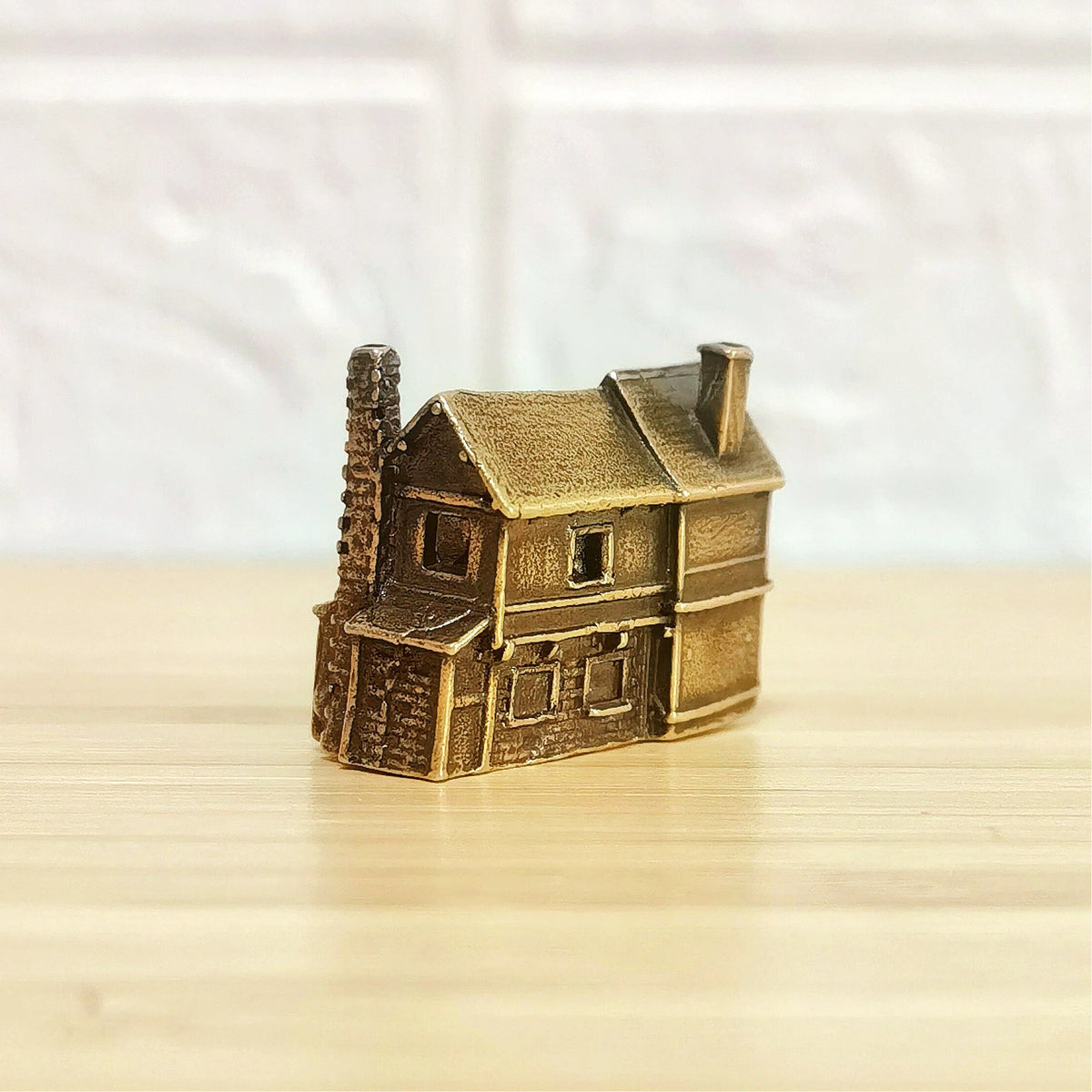 House of the Sacred Hearth – Antique Brass Home Symbol of Protection, Belonging, Peace & Sanctuary