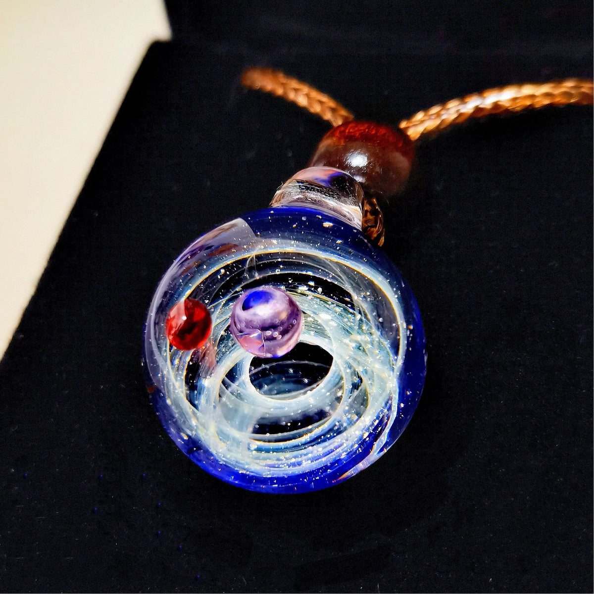 Celestial Bond – Mystical Galaxy Orb Necklace, Cosmic Talisman, Astral Planet Amulet Jewelry