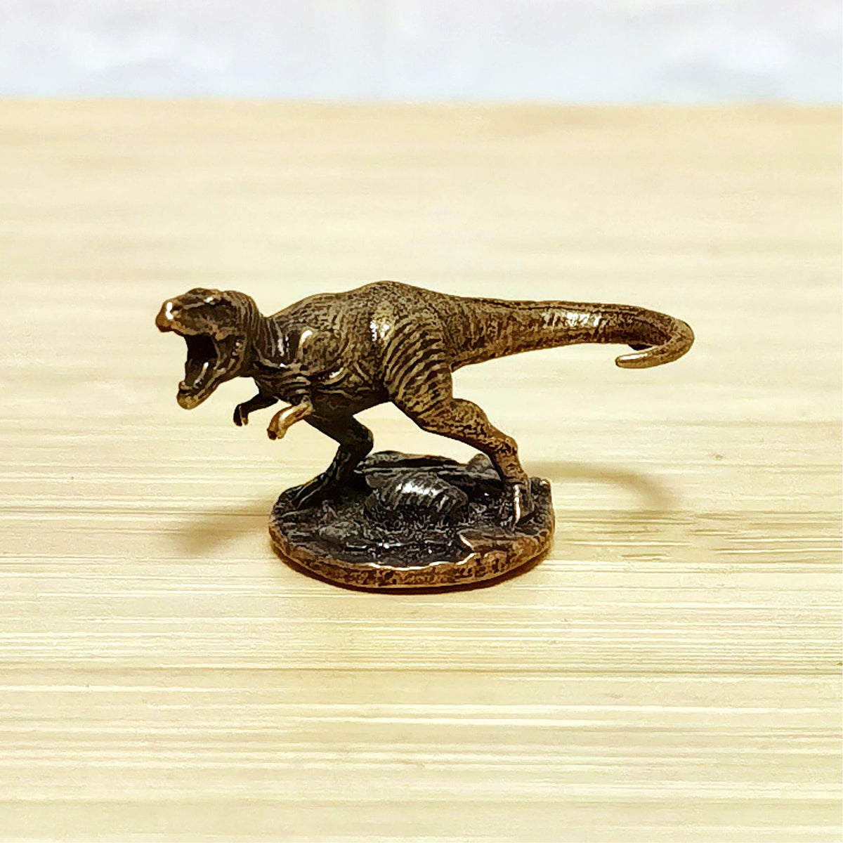 Primal Guardian Brass T-Rex – Ancient Symbol of Strength, Courage, Survival & Untamed Power