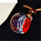 Celestial Bond – Mystical Galaxy Orb Necklace, Cosmic Talisman, Astral Planet Amulet Jewelry