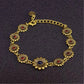 Sacred Sun Daisy Brass Bracelet – Mystical Floral Talisman of Joy, Renewal, Vitality & Positive Energy