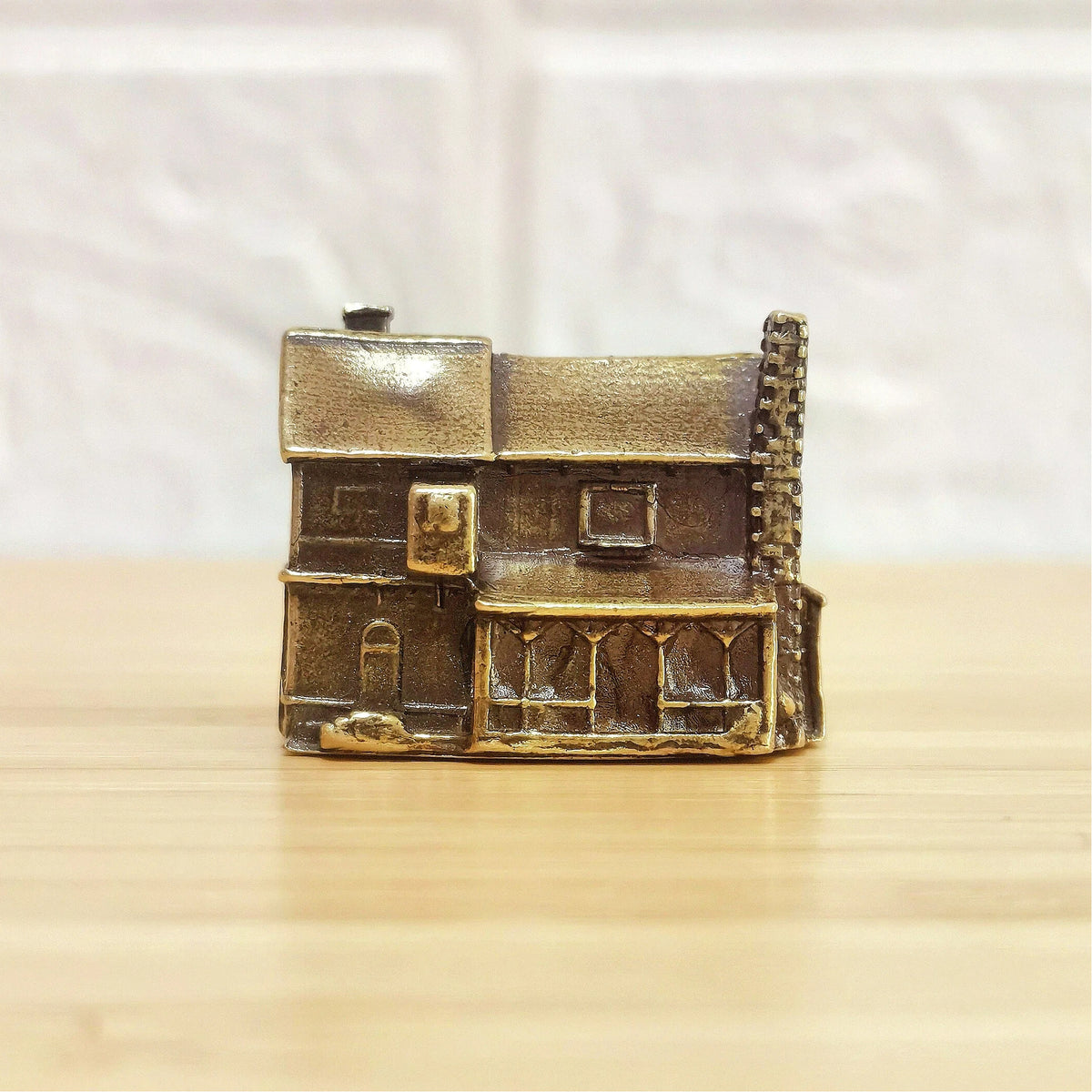 House of the Sacred Hearth – Antique Brass Home Symbol of Protection, Belonging, Peace & Sanctuary