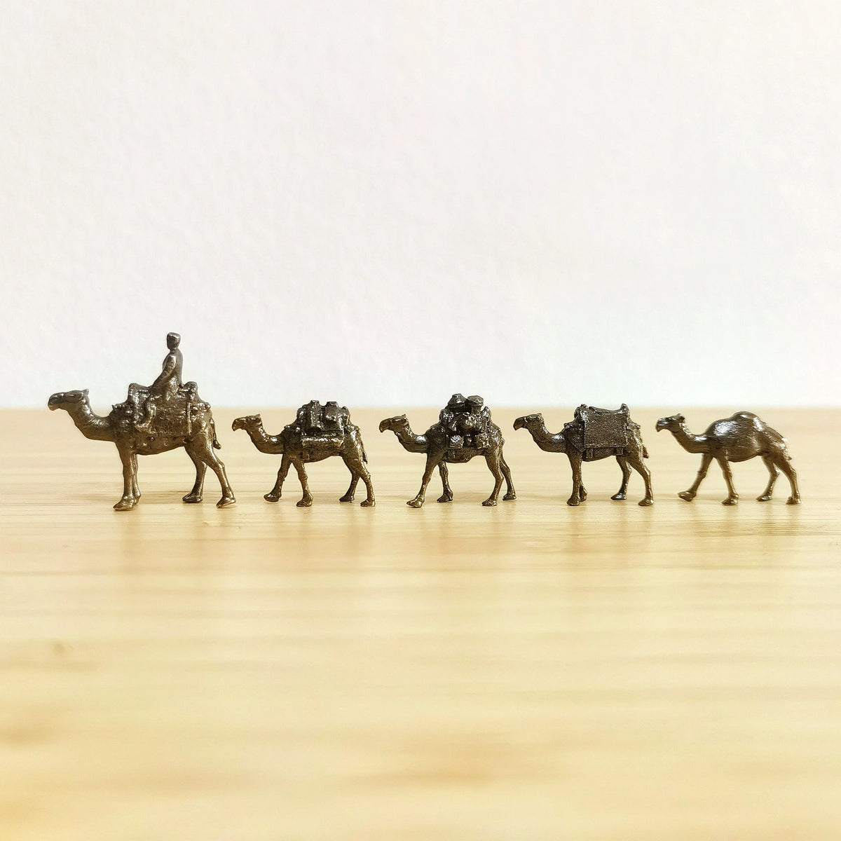 Ancient Brass Camel Caravan – Mystical Journey of Fortune, Abundance, Endurance & Destiny