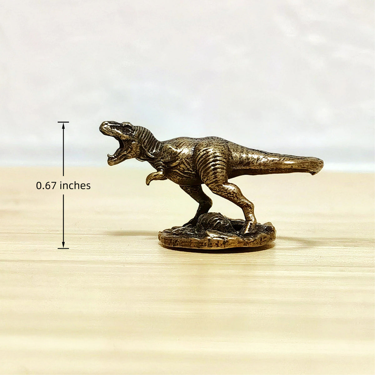 Primal Guardian Brass T-Rex – Ancient Symbol of Strength, Courage, Survival & Untamed Power