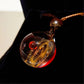 Mystic Celestial Amulet Necklace, Galaxy Glass Pendant, Moon Star Talisman, Cosmic Energy Jewelry, Astral Witchy Necklace