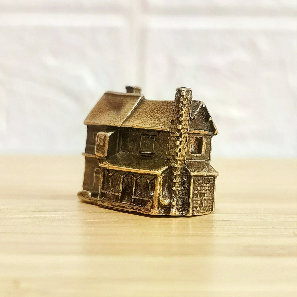 House of the Sacred Hearth – Antique Brass Home Symbol of Protection, Belonging, Peace & Sanctuary