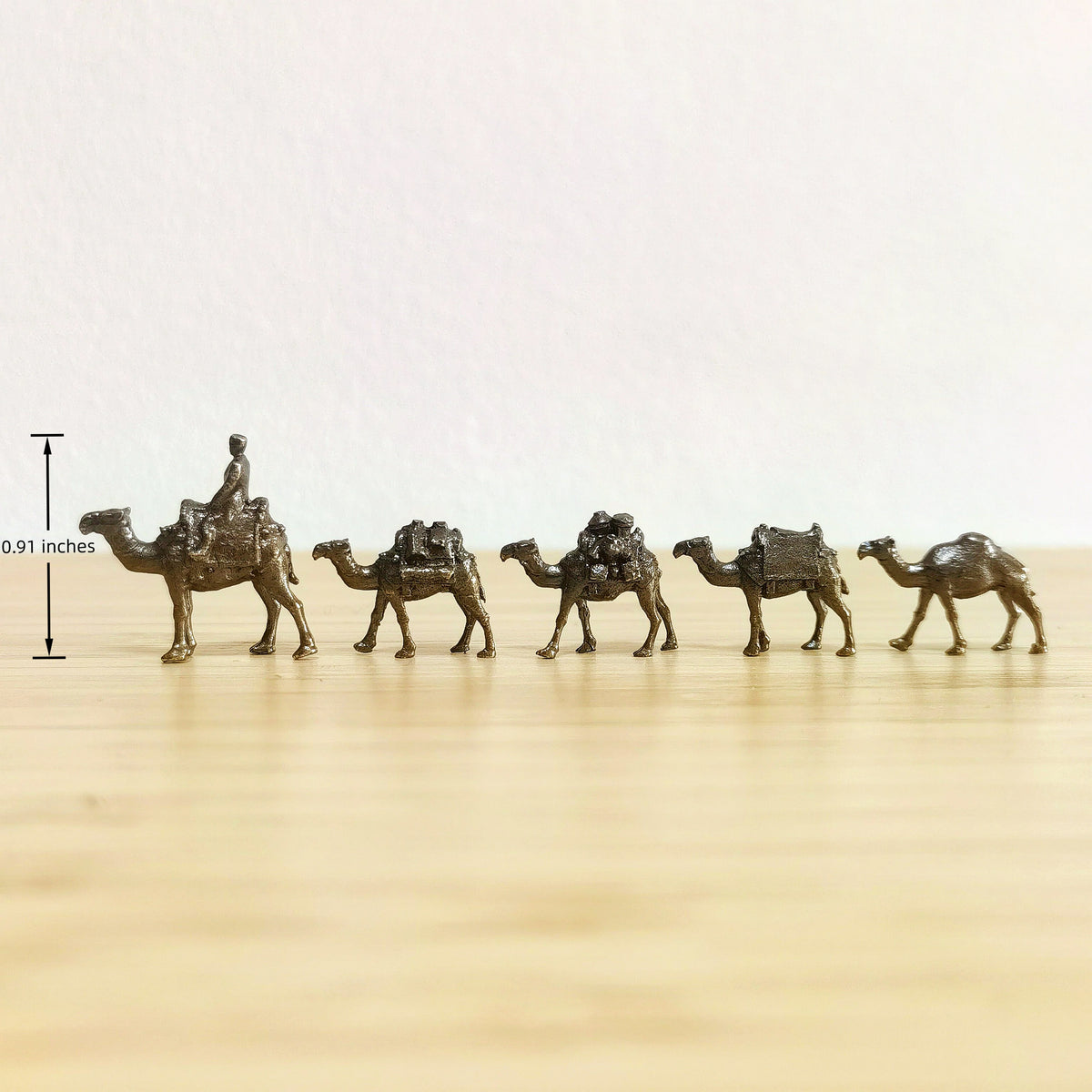 Ancient Brass Camel Caravan – Mystical Journey of Fortune, Abundance, Endurance & Destiny