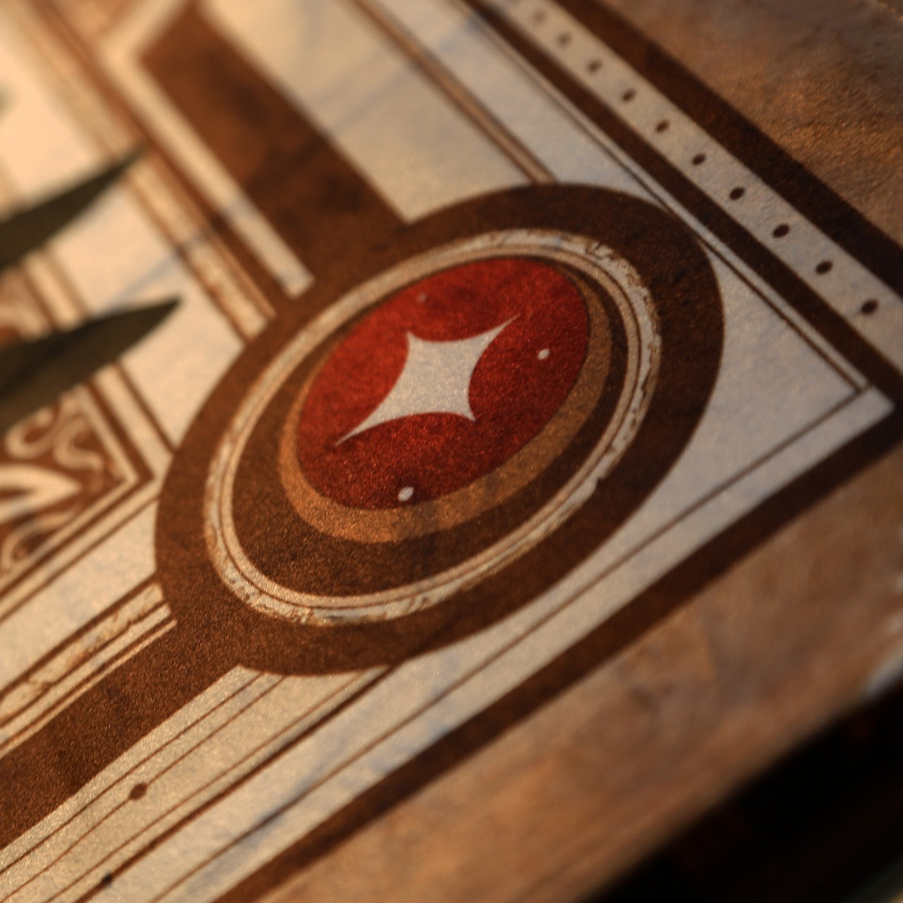 Shadow Night Raven Reading Cloth （Brown)