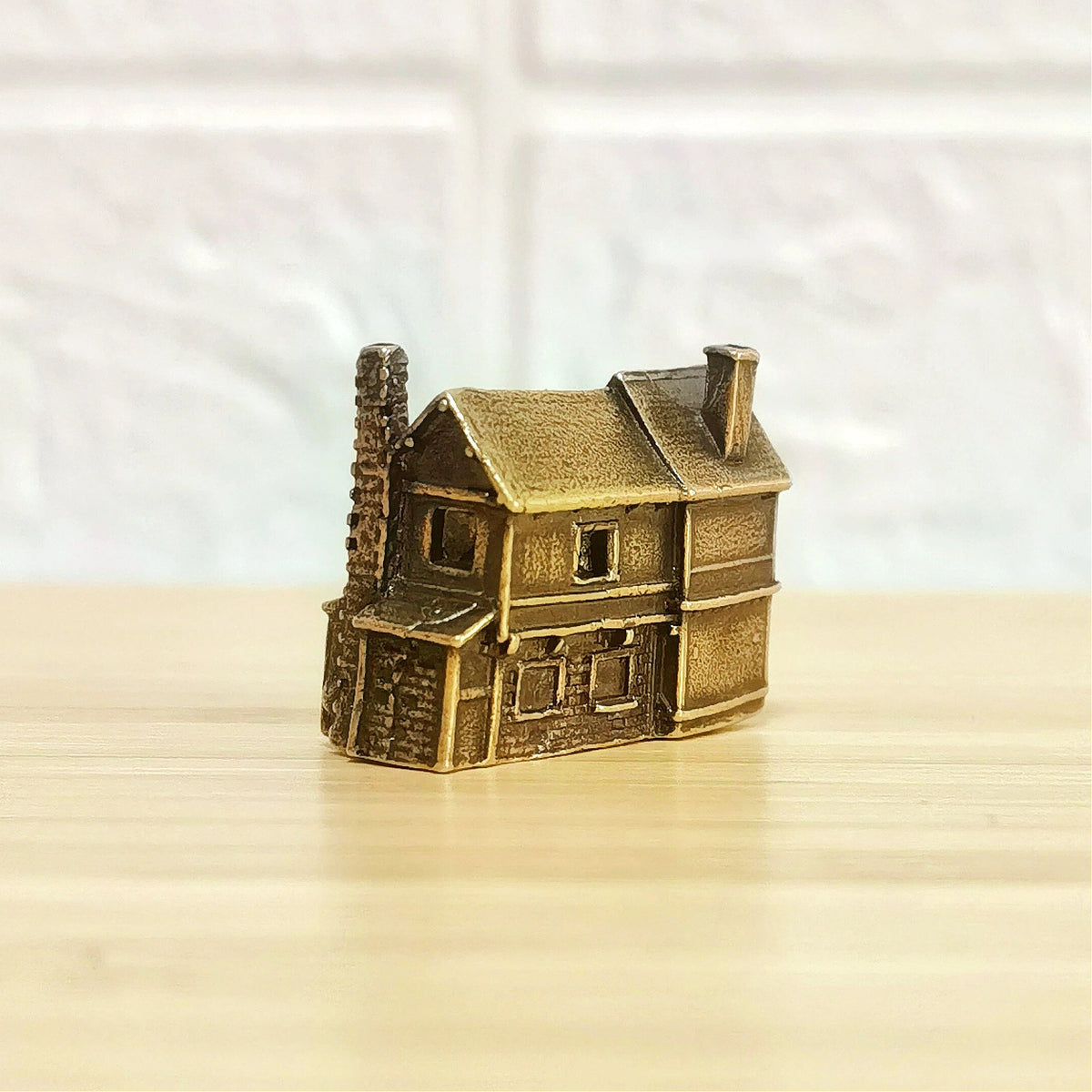 House of the Sacred Hearth – Antique Brass Home Symbol of Protection, Belonging, Peace & Sanctuary