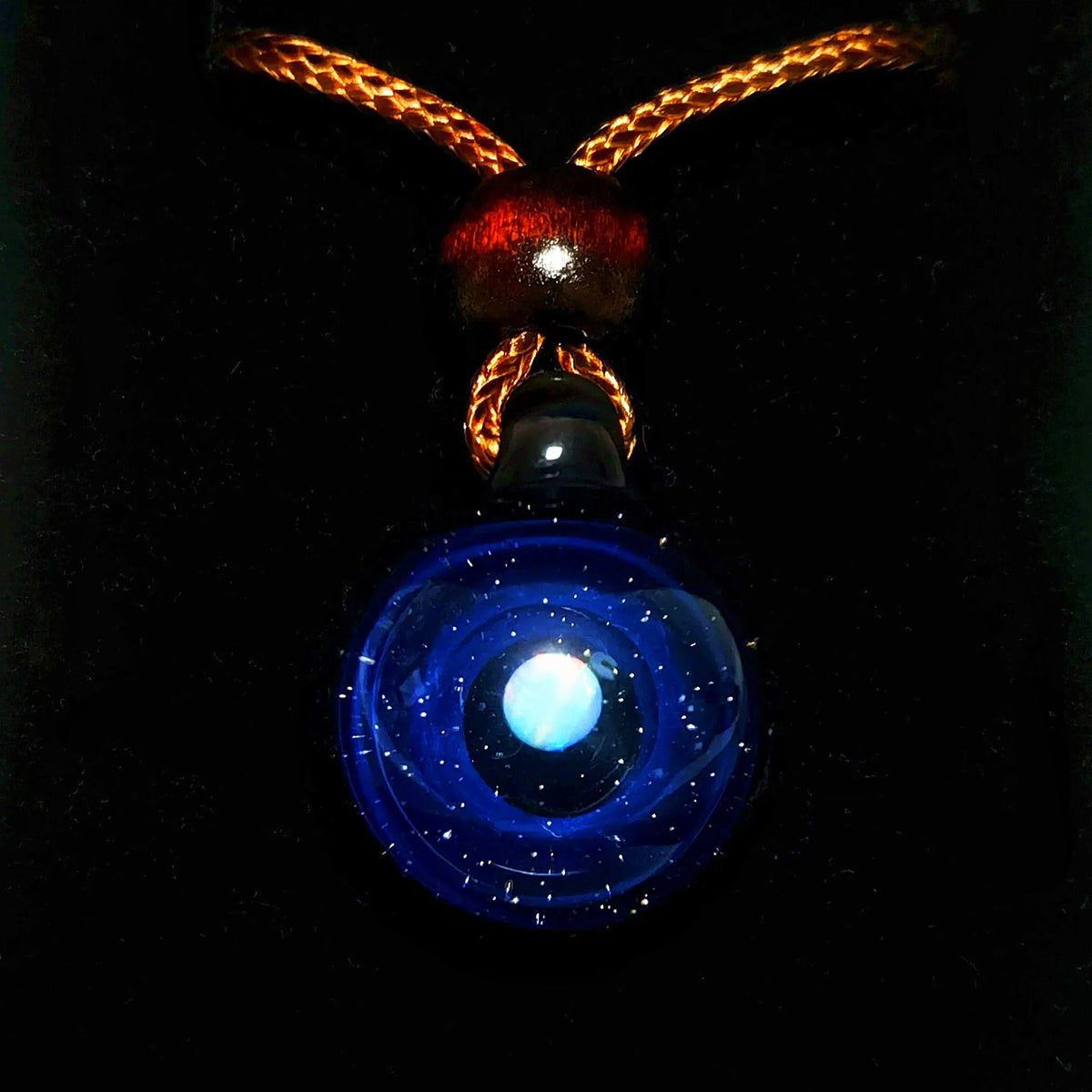 Astral Orbit Talisman Necklace – Celestial Galaxy Orb Pendant, Mystical Planet Amulet, Cosmic Jewelry