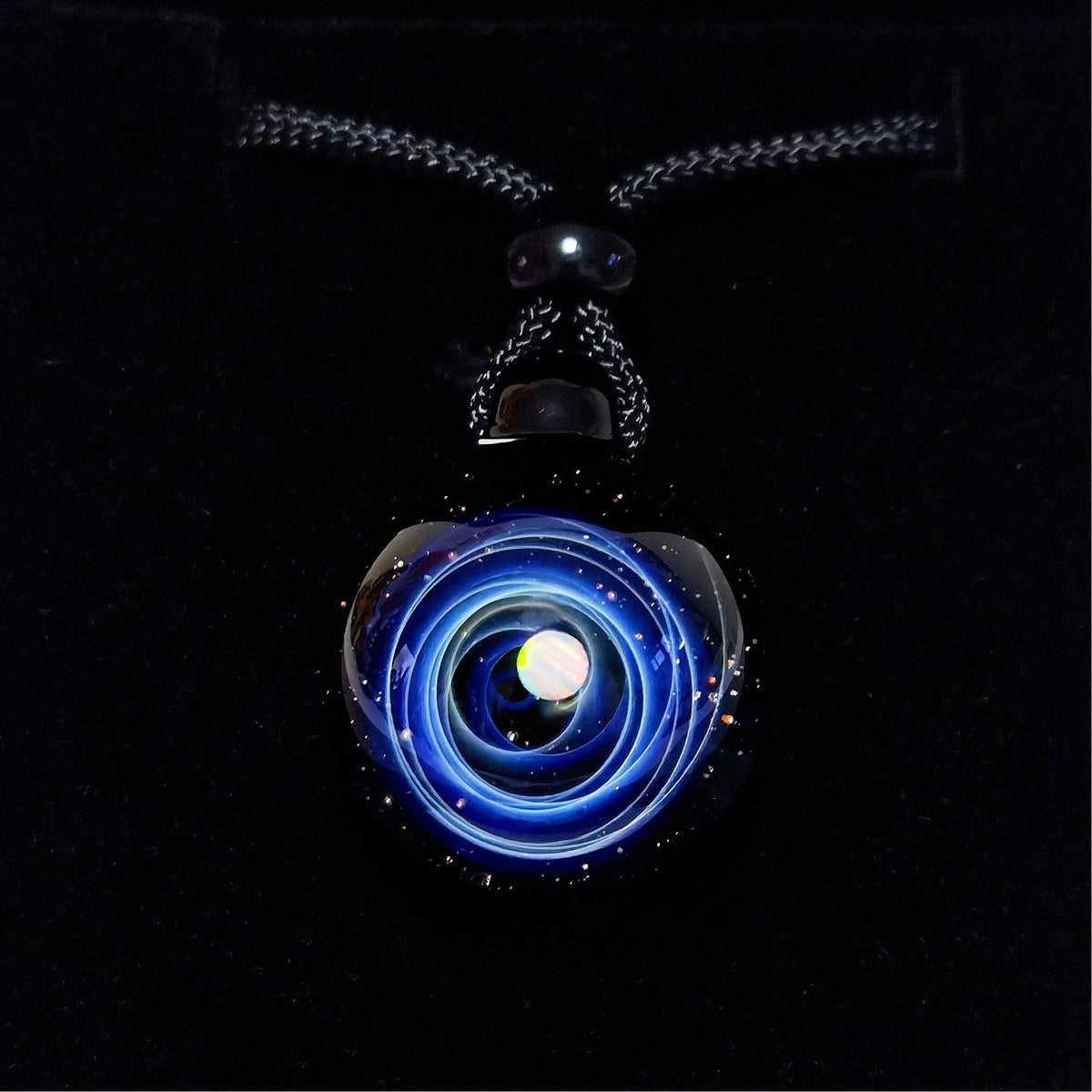 Celestial Vortex Talisman Necklace – Mystical Galaxy Orb Pendant, Cosmic Energy Amulet, Astral Jewelry