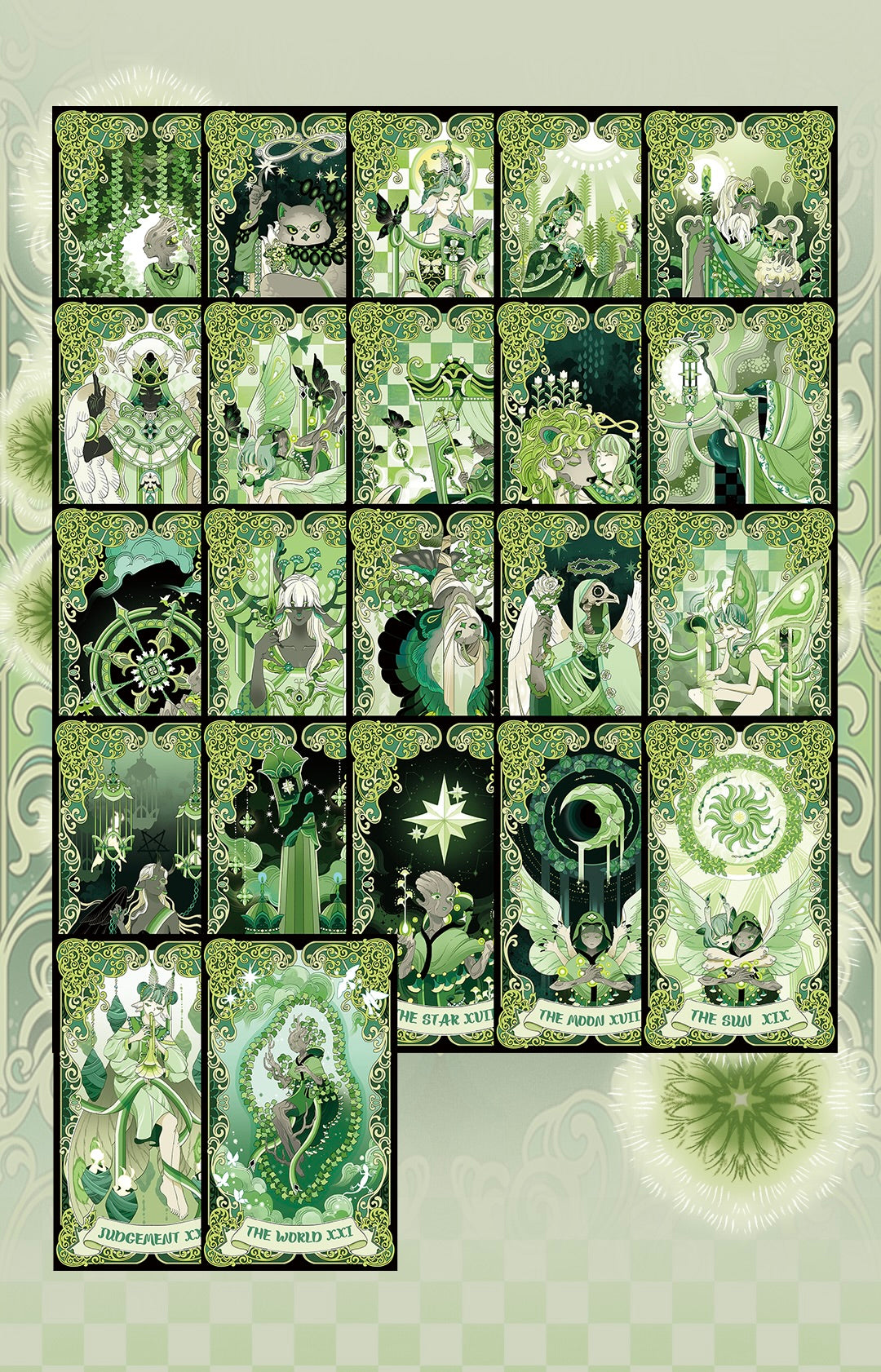Green Trace Tarot – Triosmore
