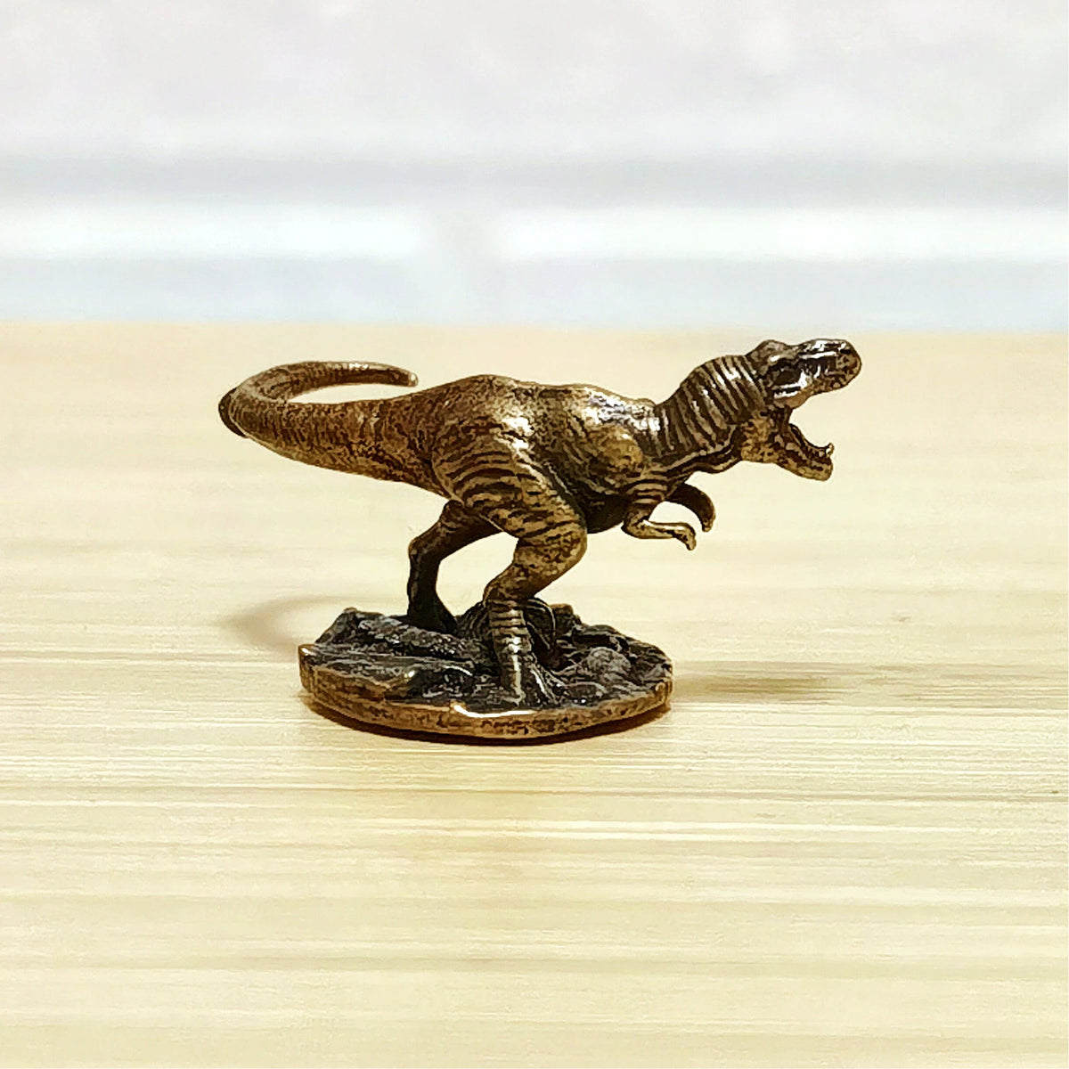 Primal Guardian Brass T-Rex – Ancient Symbol of Strength, Courage, Survival & Untamed Power