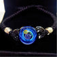 Celestial Orbit Galaxy Bracelet, Lunar Moon Glass Jewelry, Astral Planet Bracelet, Mystical Cosmic Jewelry, Stargazer Gift