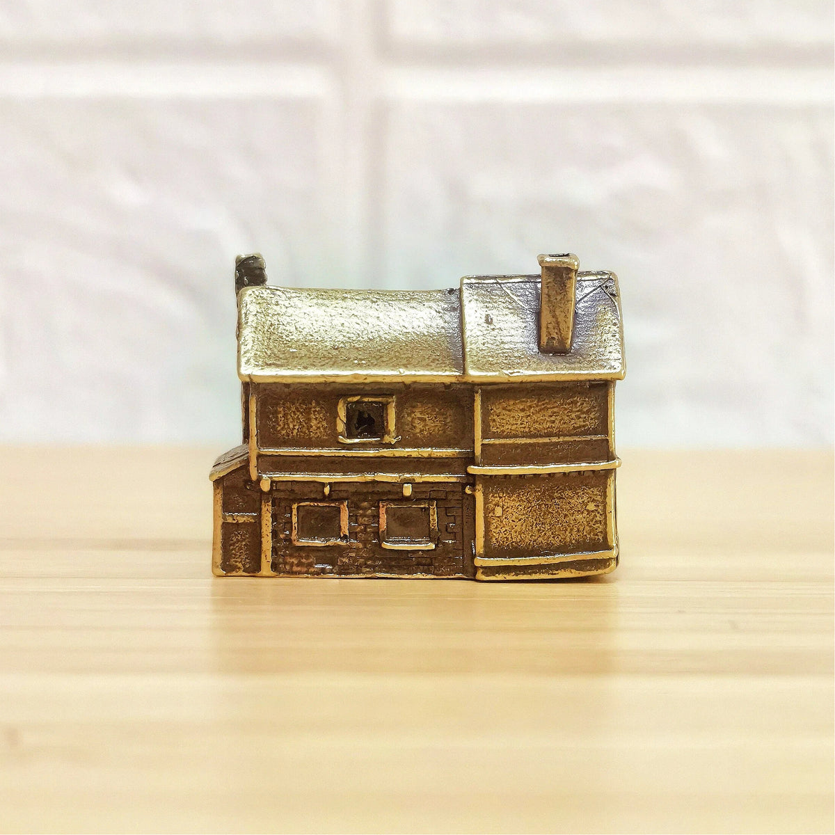 House of the Sacred Hearth – Antique Brass Home Symbol of Protection, Belonging, Peace & Sanctuary