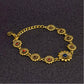Sacred Sun Daisy Brass Bracelet – Mystical Floral Talisman of Joy, Renewal, Vitality & Positive Energy