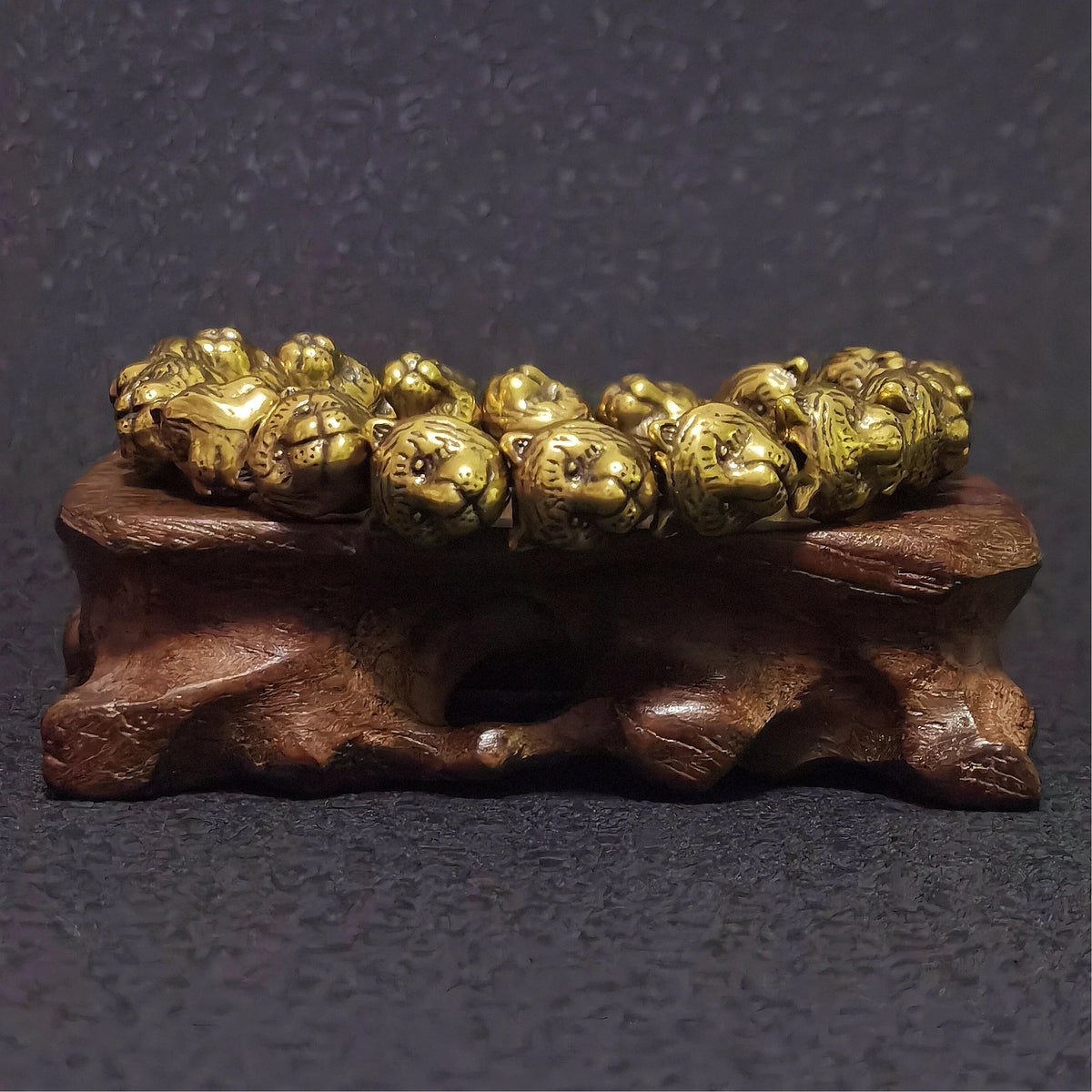 Circle of the Tiger Brass Bracelet – Mystical Talisman of Courage, Protection, Strength & Fearless Spirit