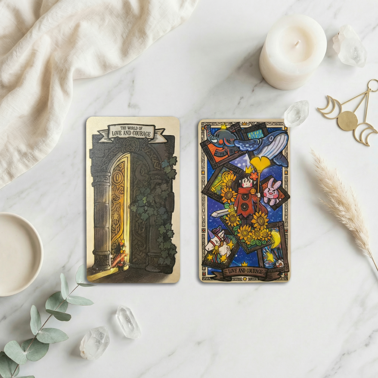 Love and Courage Quest Tarot – Holographic Edition
