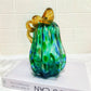 Mystic Teal Glass Pumpkins – Symbols of Transformation and Prosperity