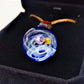 Astral Orbit Galaxy Glass Pendant Necklace – Mystical Celestial Planet Jewelry