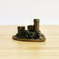 Castle of the Hidden Realm – Antique Brass Castle Symbol of Protection, Sanctuary & Ancient Mystery