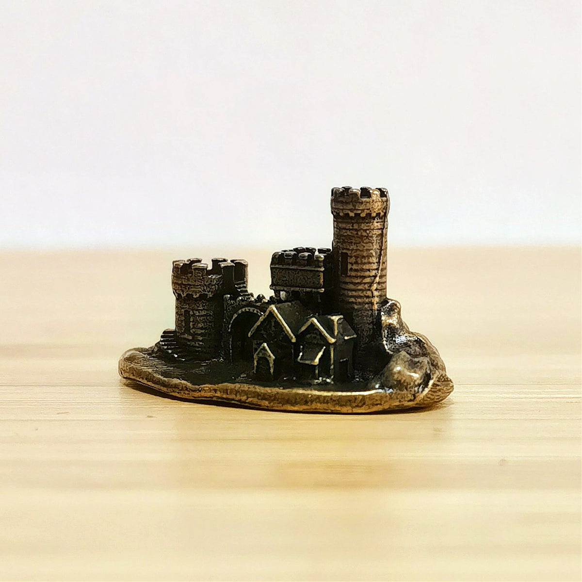 Castle of the Hidden Realm – Antique Brass Castle Symbol of Protection, Sanctuary & Ancient Mystery