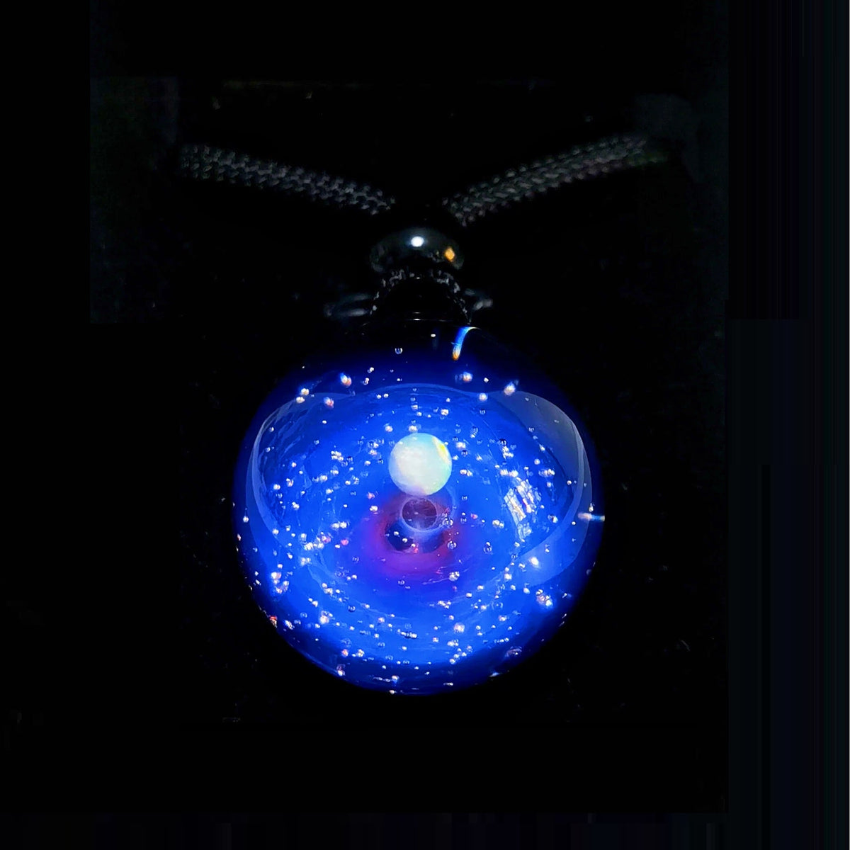 Cosmic Oracle Necklace – Mystical Galaxy Orb Pendant, Celestial Talisman, Astral Amulet Jewelry
