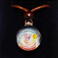 Celestial Oracle Galaxy Pendant Necklace – Mystical Moon, Stars & Planetary Orbit Talisman