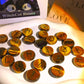 Witch Cat Tiger’s Eye Rune Set