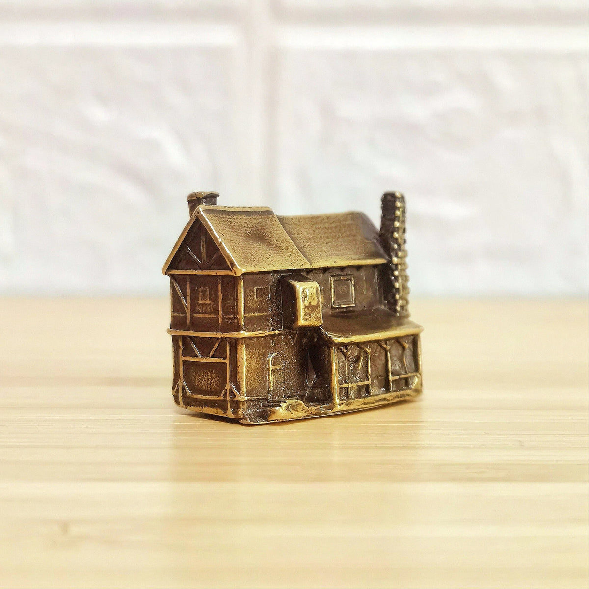 House of the Sacred Hearth – Antique Brass Home Symbol of Protection, Belonging, Peace & Sanctuary