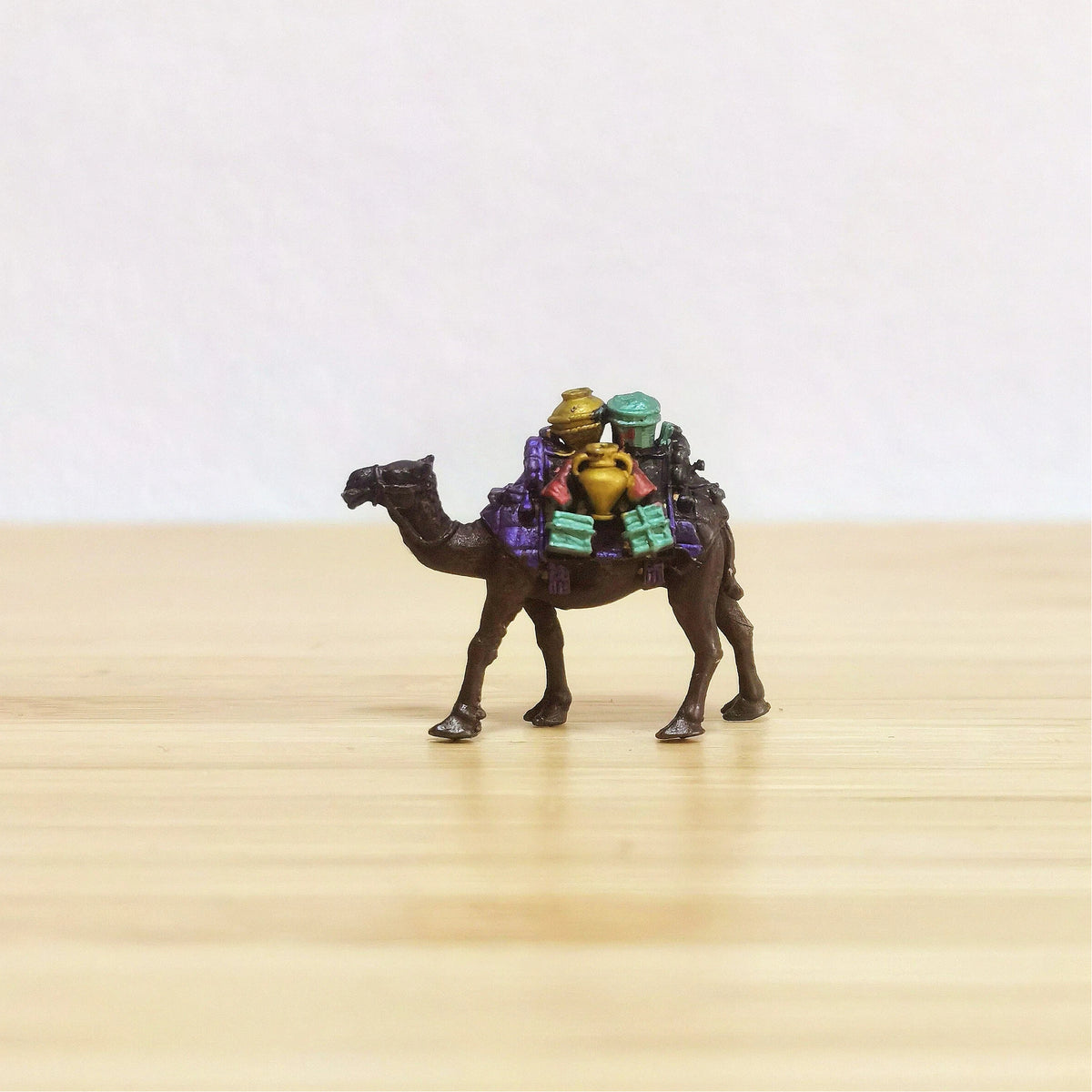 Caravan of the Hidden Path – Mystical Copper Camel Caravan Figurines, Ancient Desert Journey & Fortune Symbol