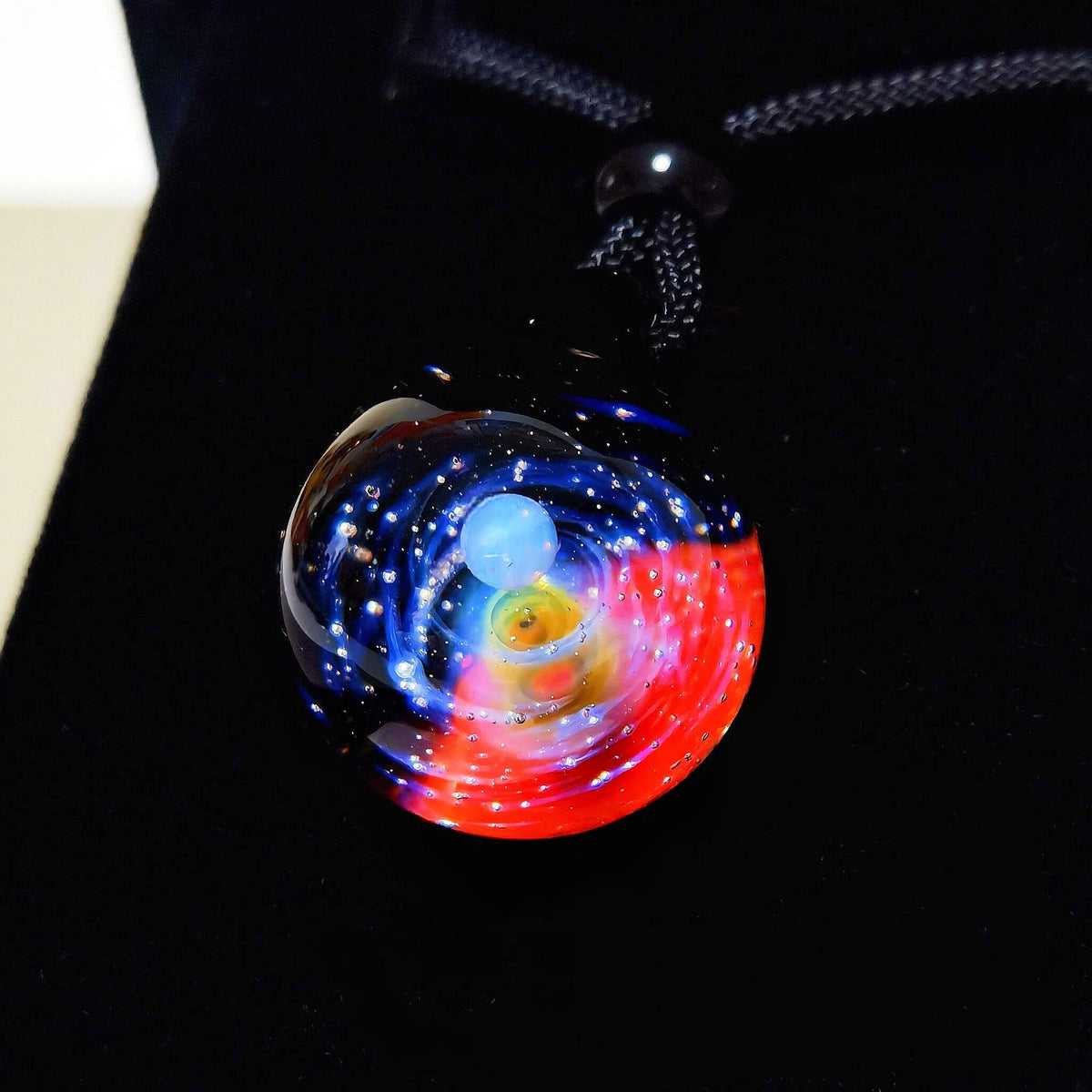 Cosmic Oracle Necklace – Mystical Galaxy Orb Pendant, Celestial Talisman, Astral Amulet Jewelry