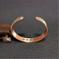 Mystic Copper Cuff Bracelet, Vintage Talisman Jewelry, Engraved Scrollwork Amulet, Boho Witchy Bracelet, Spiritual Gift