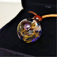 Astral Orbit Galaxy Glass Pendant Necklace – Mystical Celestial Planet Jewelry