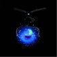 Celestial Galaxy Talisman Necklace – Mystical Cosmic Orb Pendant, Planet Amulet, Witchy Universe Jewelry