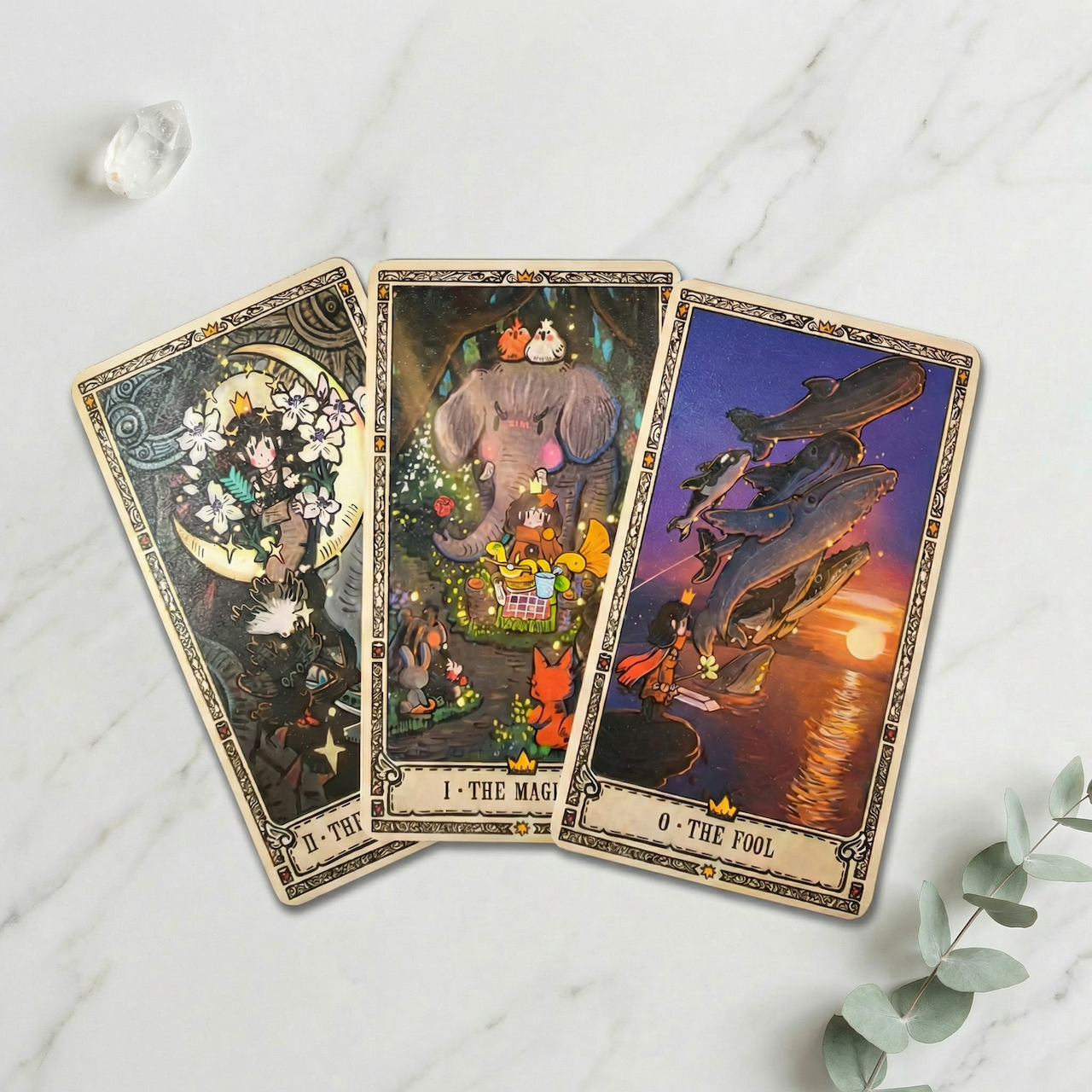 Love and Courage Quest Tarot – Holographic Edition