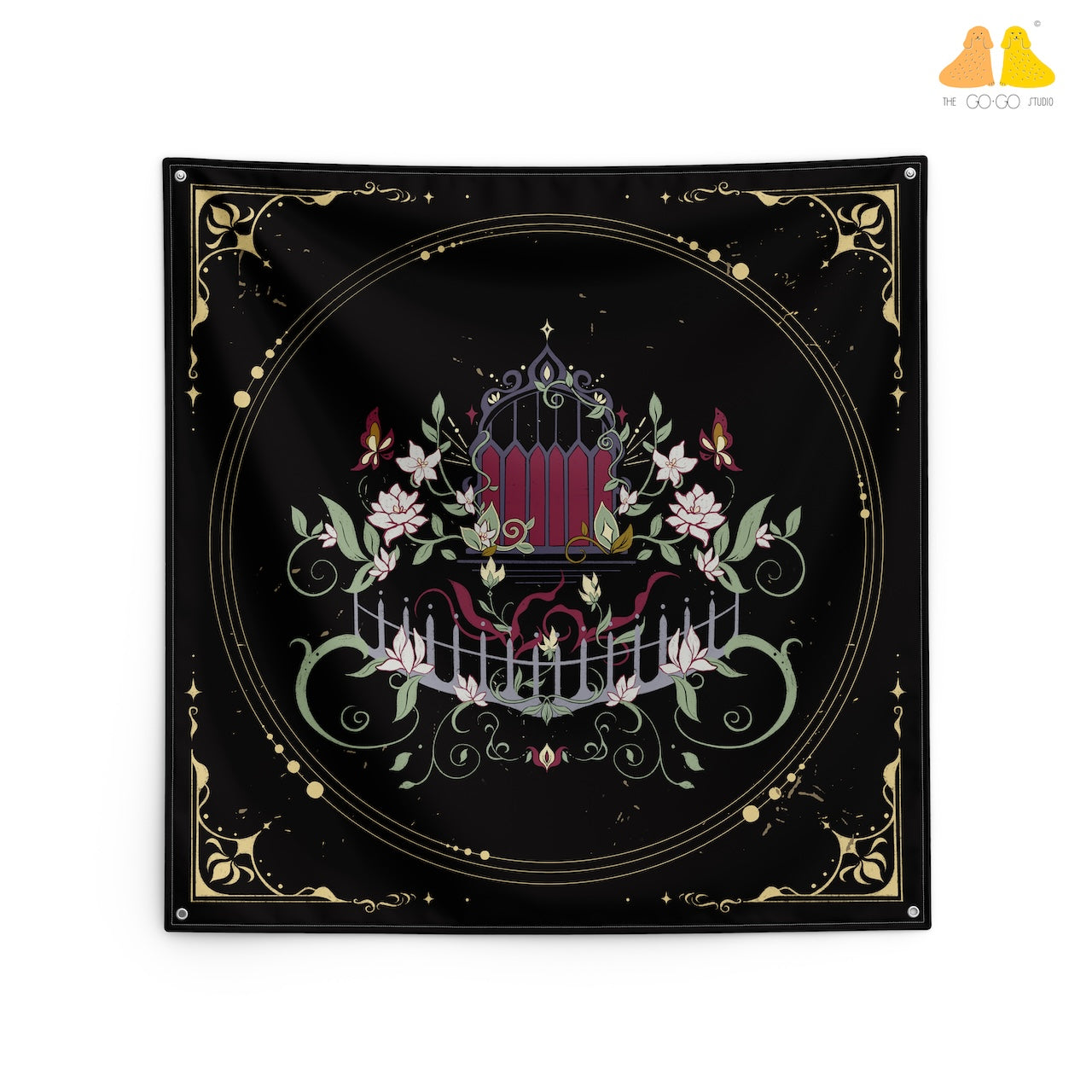 Wonderland -- Garden Reading Cloth