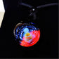 Celestial Vortex Talisman Necklace – Mystical Galaxy Orb Pendant, Cosmic Energy Amulet, Astral Jewelry