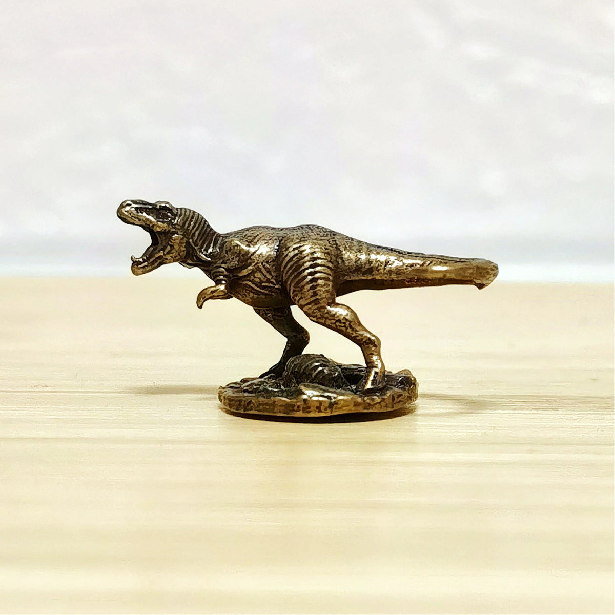 Primal Guardian Brass T-Rex – Ancient Symbol of Strength, Courage, Survival & Untamed Power