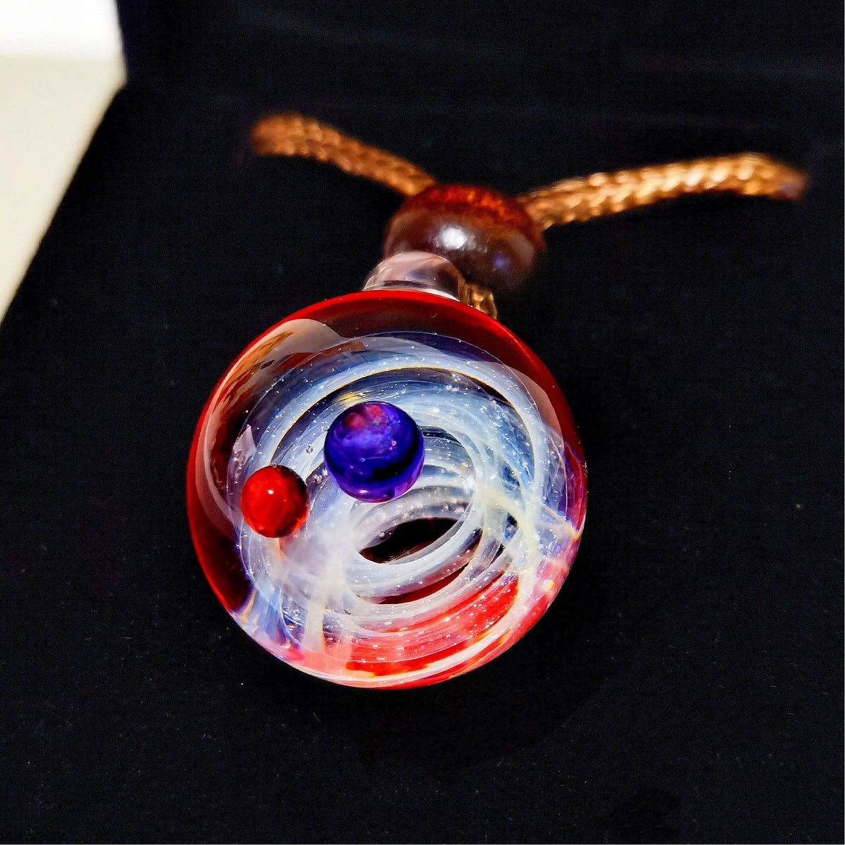 Celestial Bond – Mystical Galaxy Orb Necklace, Cosmic Talisman, Astral Planet Amulet Jewelry