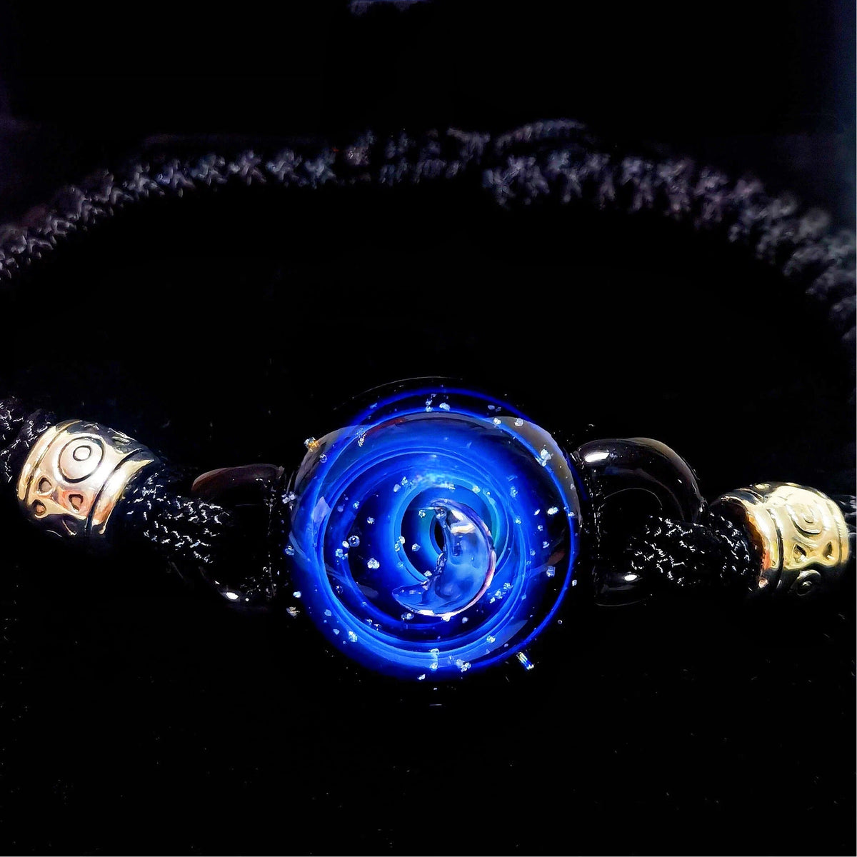 Celestial Orbit Galaxy Bracelet, Lunar Moon Glass Jewelry, Astral Planet Bracelet, Mystical Cosmic Jewelry, Stargazer Gift