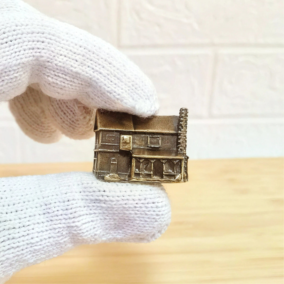 House of the Sacred Hearth – Antique Brass Home Symbol of Protection, Belonging, Peace & Sanctuary