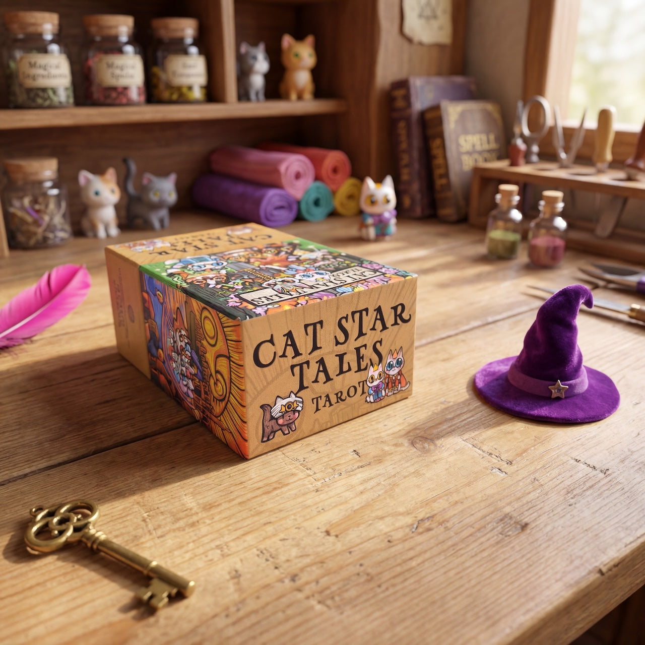 Cat Star Tales Tarot – Deluxe Pearlescent Edition