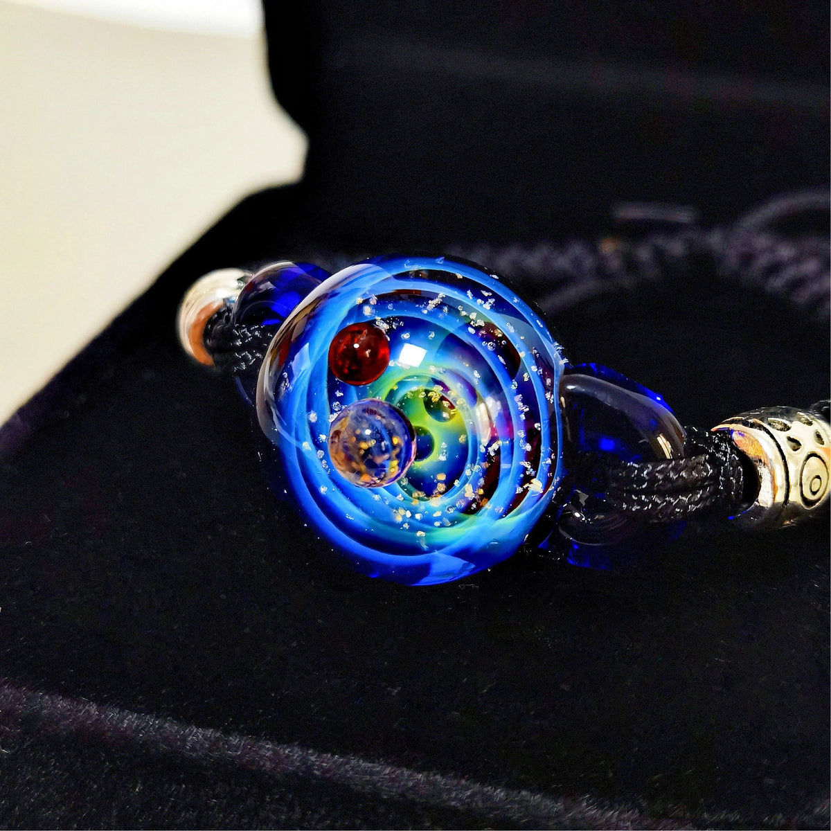Lunar Prophecy – Celestial Galaxy Bracelet, Mystical Moon and Star Jewelry, Cosmic Talisman, Spiritual Gift
