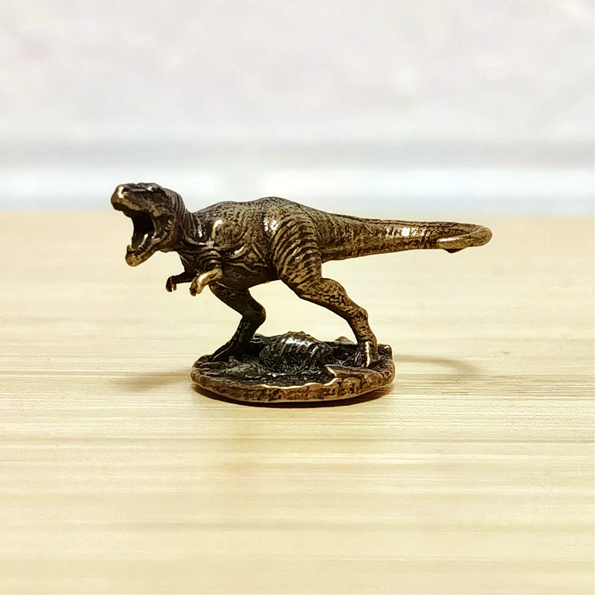 Primal Guardian Brass T-Rex – Ancient Symbol of Strength, Courage, Survival & Untamed Power