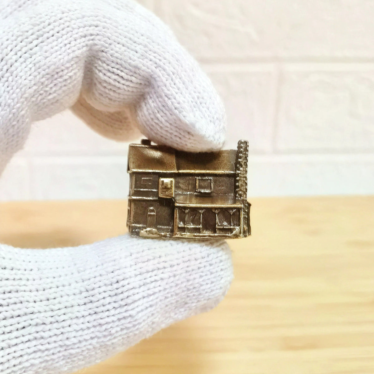 House of the Sacred Hearth – Antique Brass Home Symbol of Protection, Belonging, Peace & Sanctuary