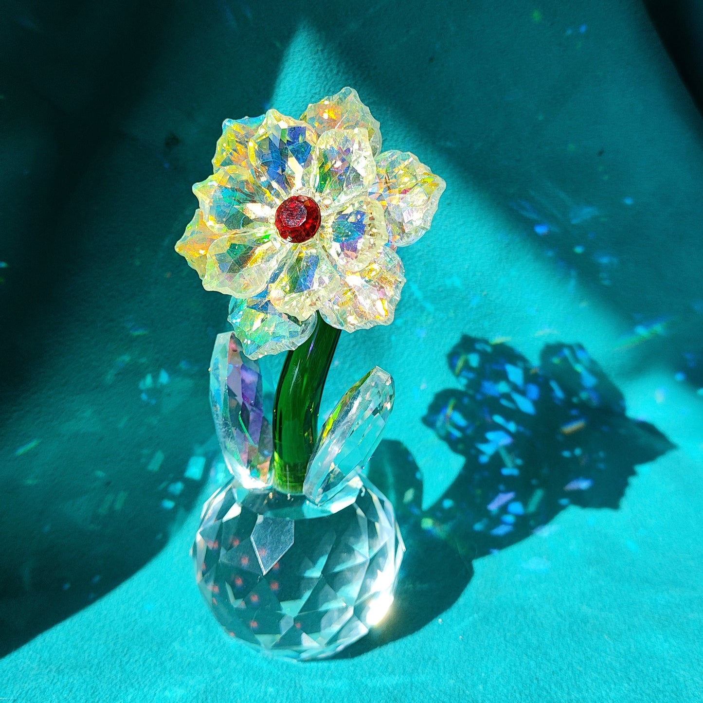 The Aura Bloom — Mystical Crystal Suncatcher