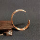 Mystic Copper Cuff Bracelet, Vintage Talisman Jewelry, Engraved Scrollwork Amulet, Boho Witchy Bracelet, Spiritual Gift