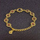 Sacred Sun Daisy Brass Bracelet – Mystical Floral Talisman of Joy, Renewal, Vitality & Positive Energy